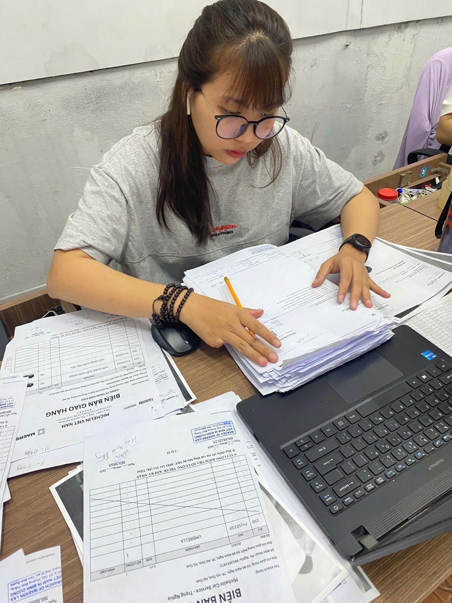 Thy on the job in her logistics role